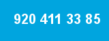 920 411 33 85